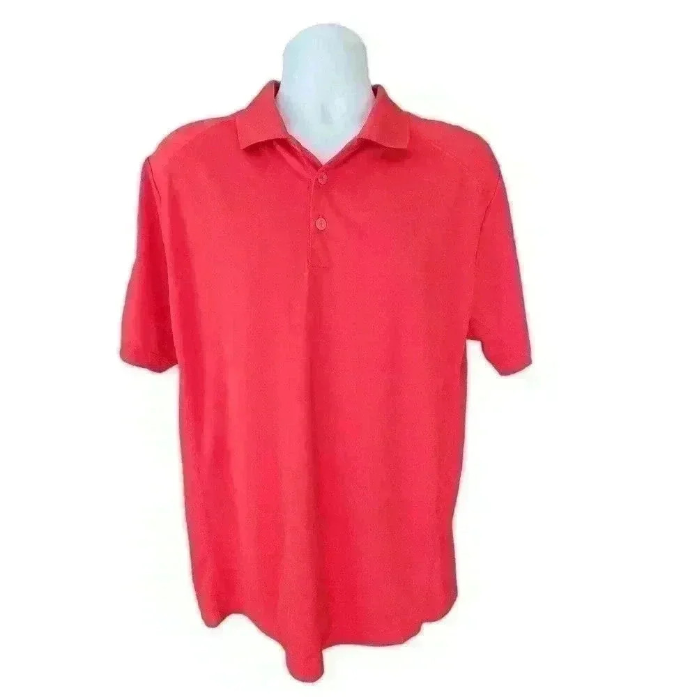 Nike Golf Tour Performance Dri-Fit Men's Polo Shirt / Red/ Size Large